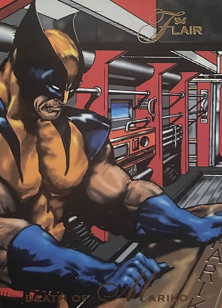 1994 Flair Marvel card #91, Death of Mariko