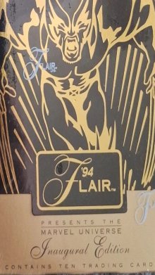 Sealed 1994 Flair Marvel pack with gold Wolverine foil cover