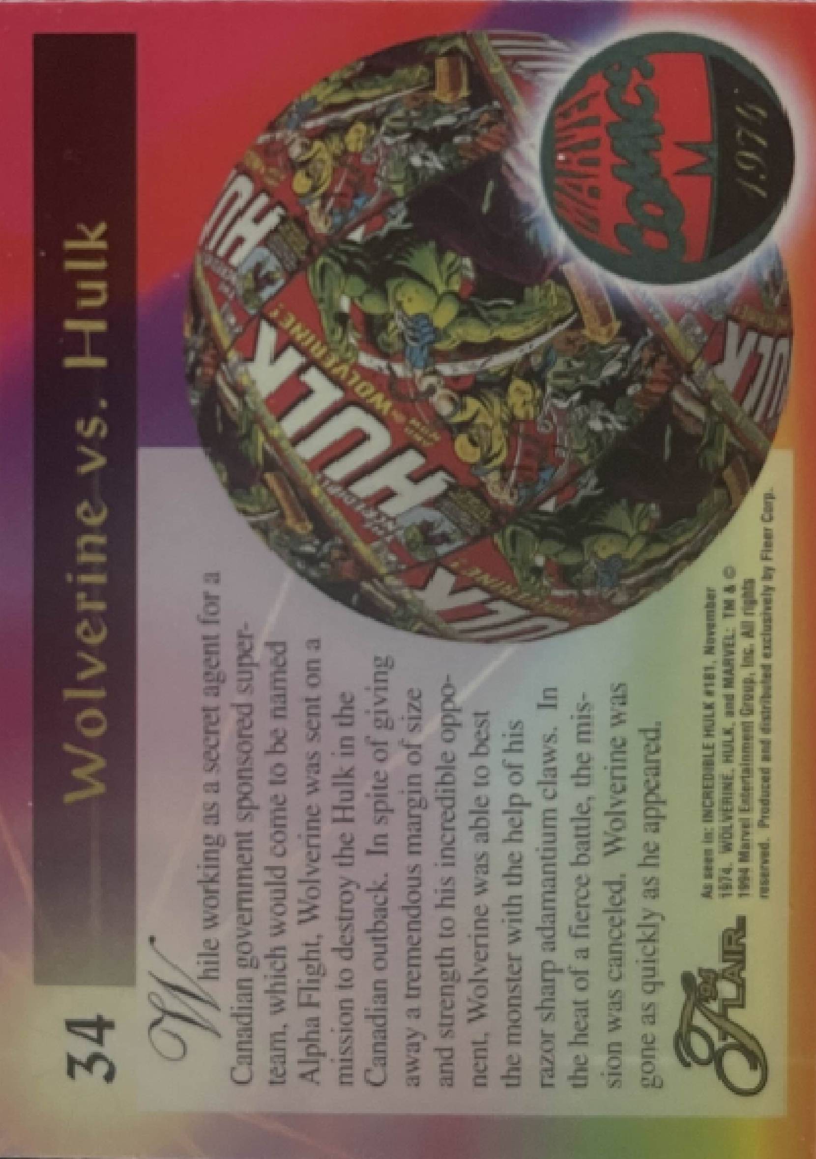 34 Wolverine vs. Hulk (back)