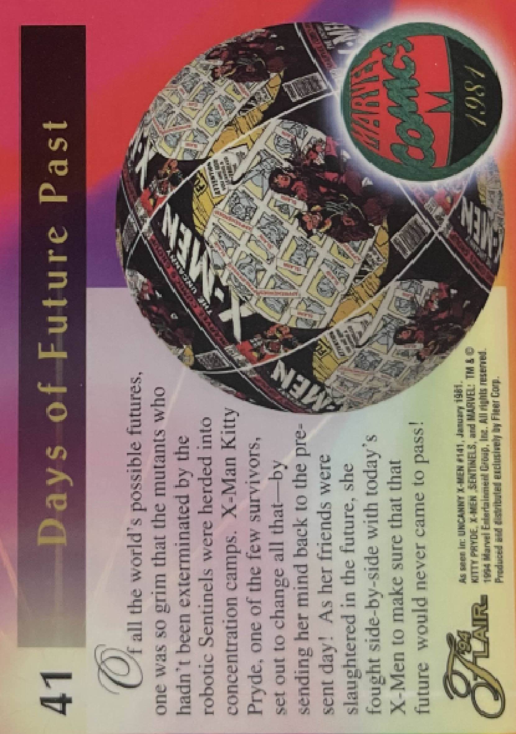 41 Days of Future Past (Sentinel) (back)