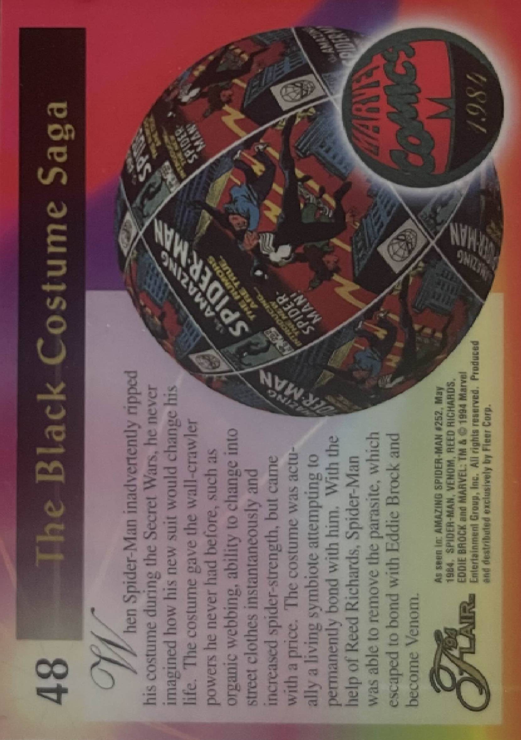 48 The Black Costume (Spider-Man) (back)